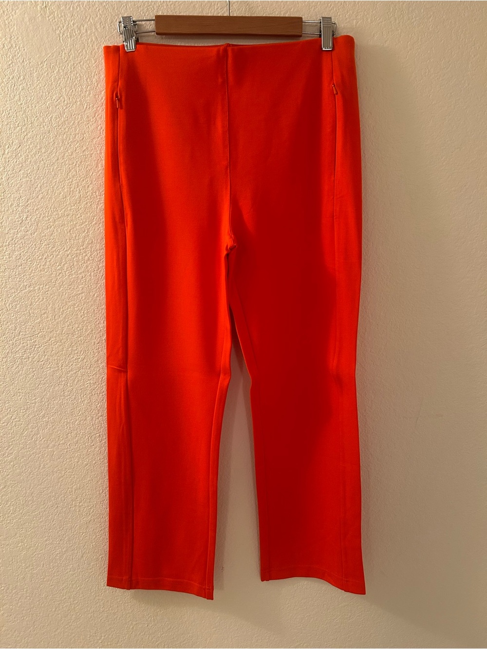 Betabrand Tomato Soup Red Pull-On Pants